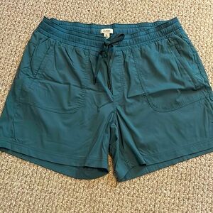 LLBEAN Camp Vista women’s shorts XL Teal